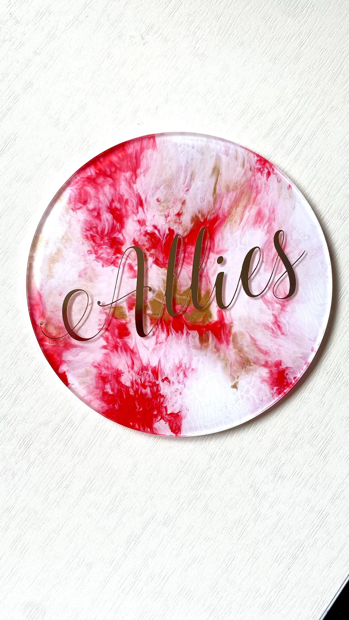 Personalised Acrylic Coaster